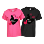 T-shirt til damer - begge farver - rise and shine
